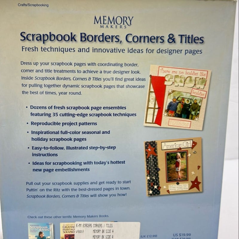 Scrapbook Borders, Corners and Titles