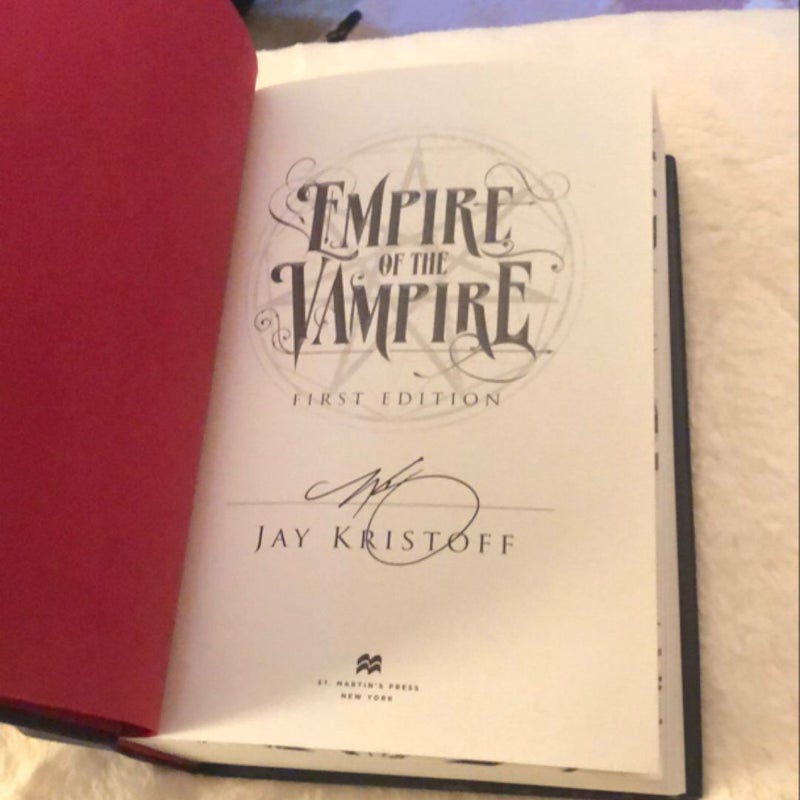 Empire of the Vampire ✨Signed✨