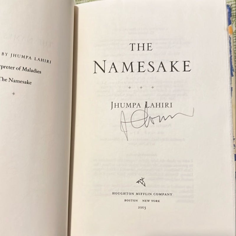 The Namesake - signed 
