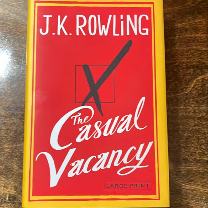 The Casual Vacancy - Large Print