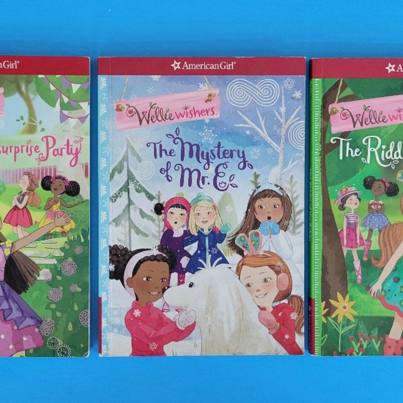 AMERICAN GIRL DOLL WELLIE WISHERS COMPLETE SET OF (6) BOOKS BY VALERIE TRIPP