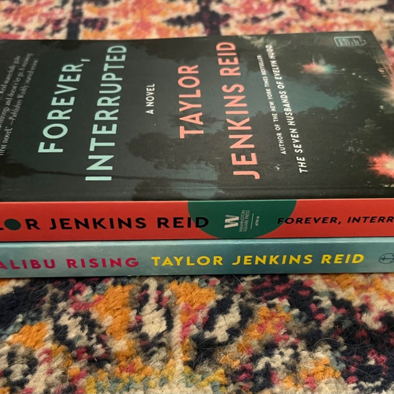 Taylor Jenkins Reid PB BOOK LOT FOREVER, INTERRUPTED & MALIBU RISING Brand New