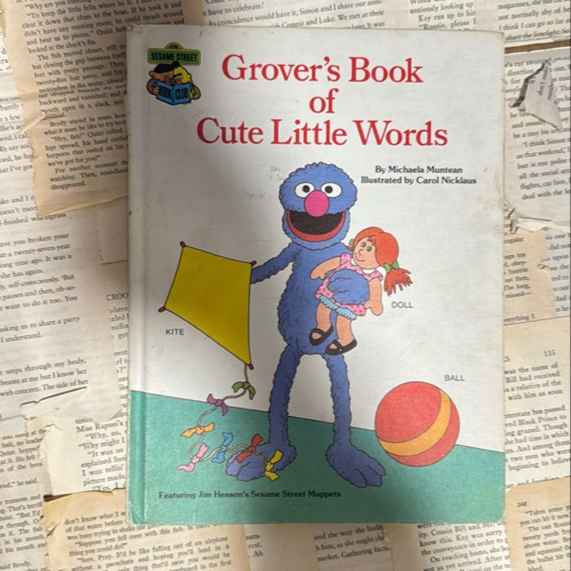 Grover's Book of Cute Little Words