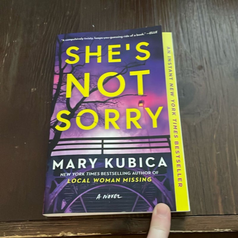 She's Not Sorry