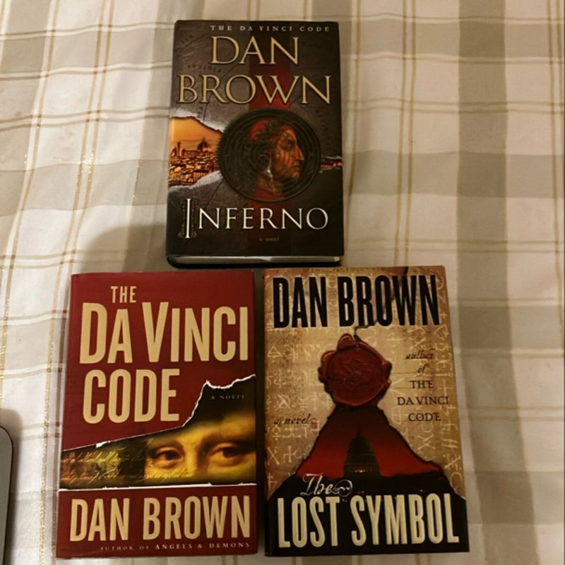 The Lost Symbol, Inferno, and The Da Vinci Code