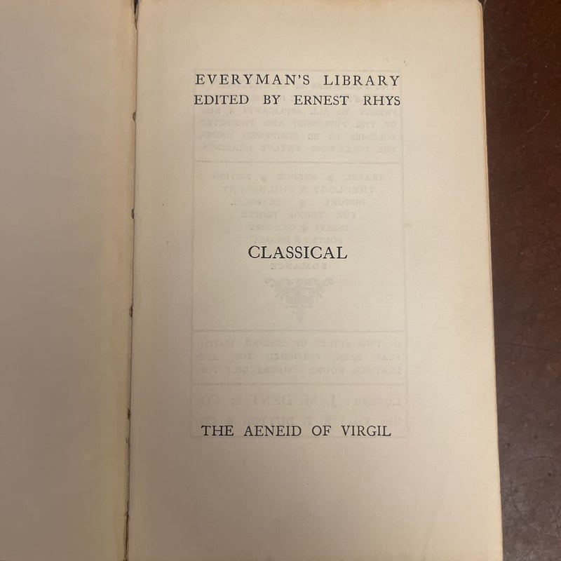 The Aeneid Of Virgil