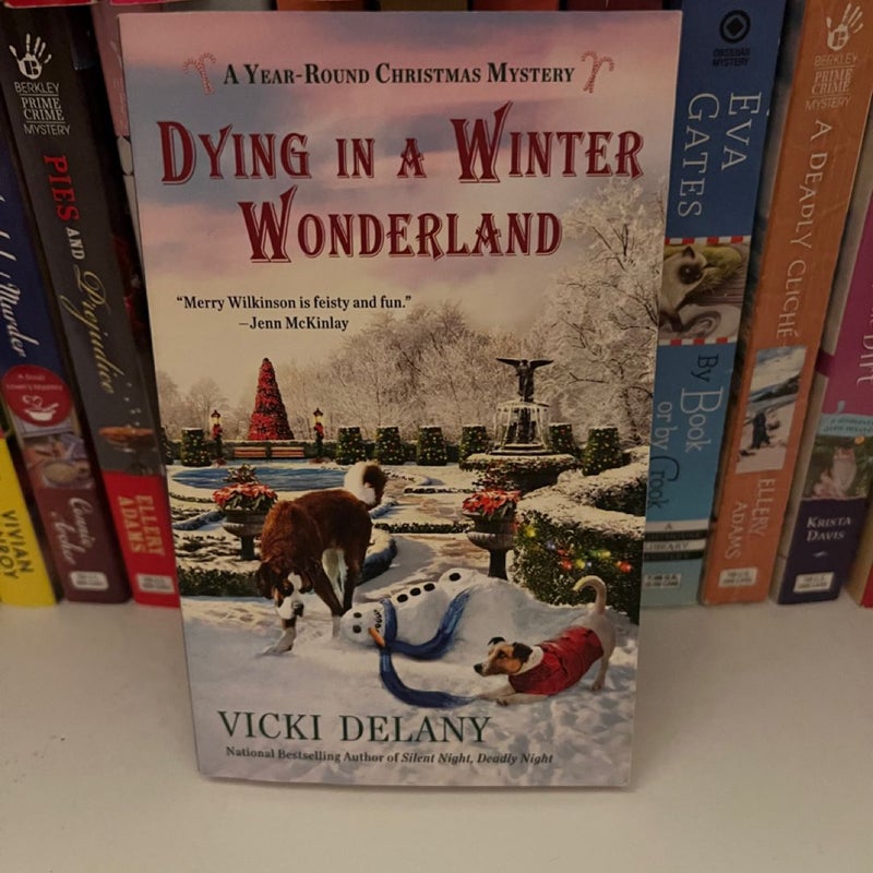 Dying in a winter wonderland year-round Christmas mystery 5