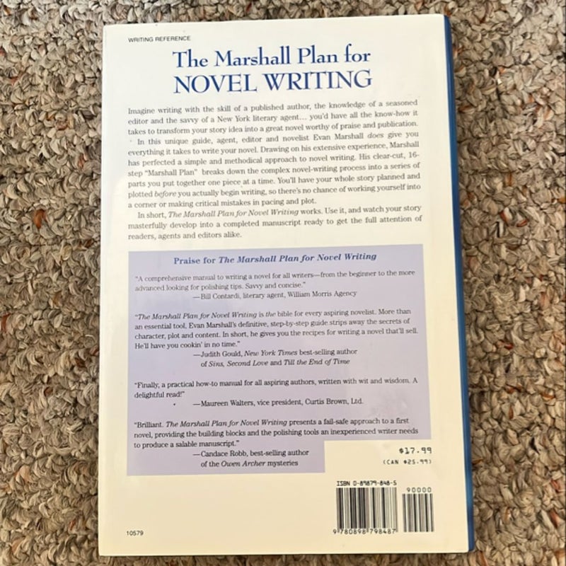 The Marshall Plan for Novel Writing