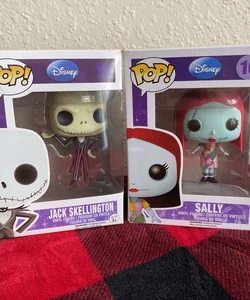 Jack & Sally Pop Figures (Set of 2)
