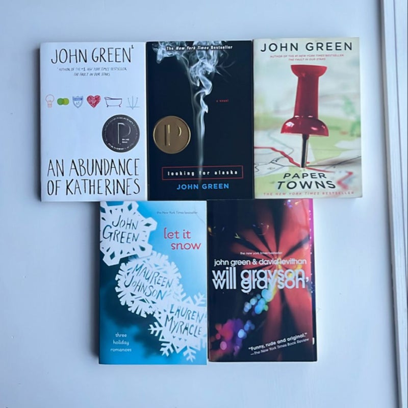 John Green 5 Book Bundle