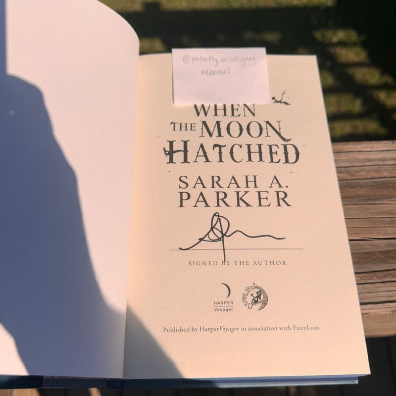 When the Moon Hatched Fairyloot SIGNED