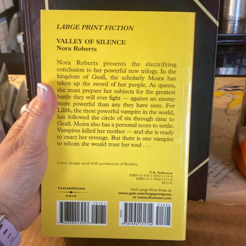 Valley of Silence (LARGE PRINT )