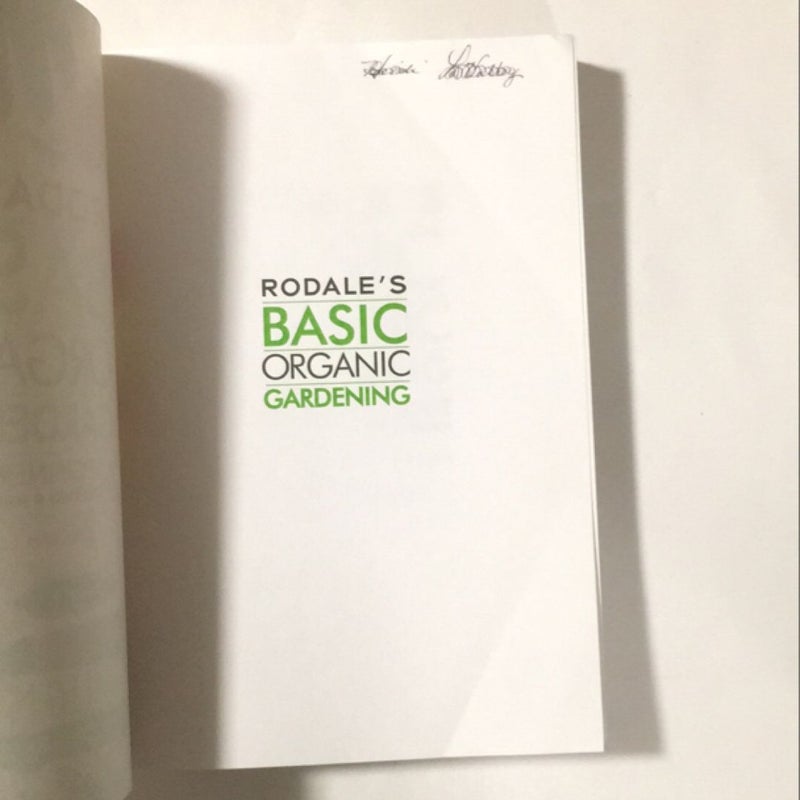 Rodale's Basic Organic Gardening