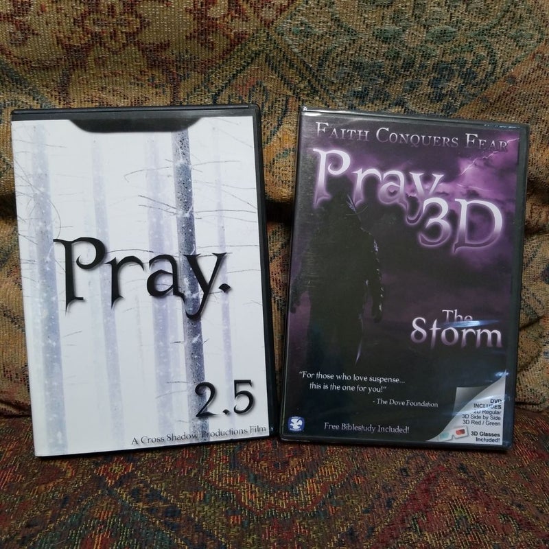 Pray 2.5 (Pray & Pray 2) & Pray 3D The Storm dvd bundle set