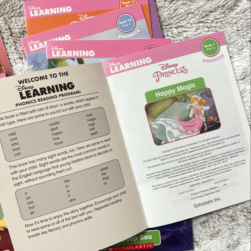 Disney Princess Phonics Reading Program