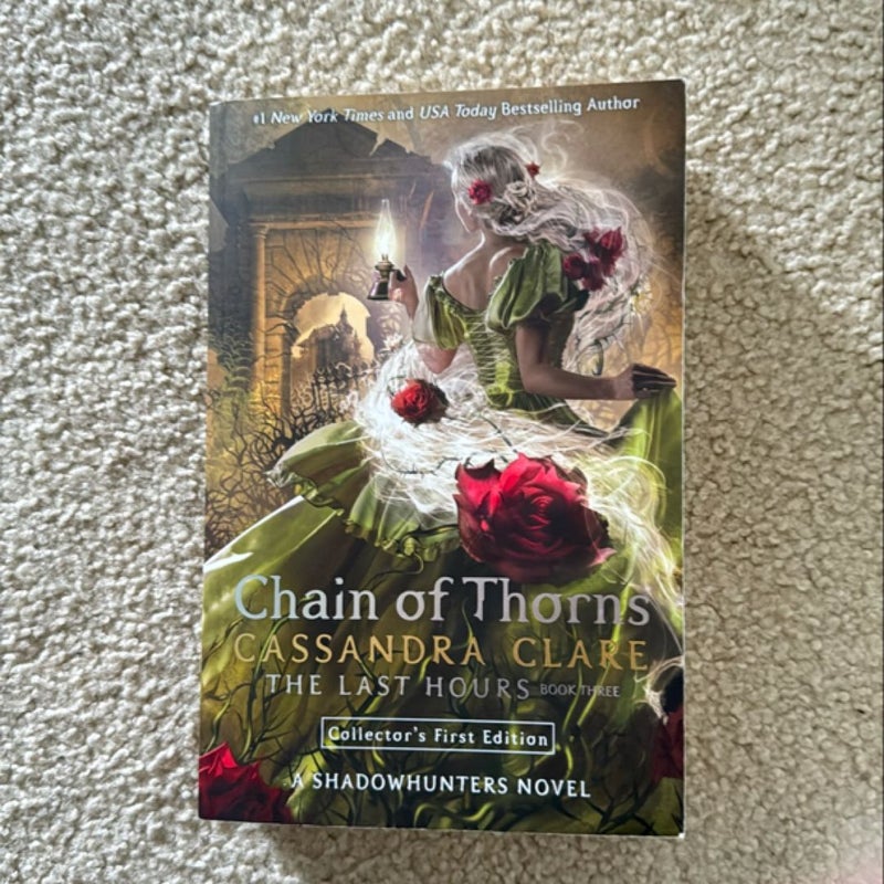 Chain of Thorns collector’s first edition 