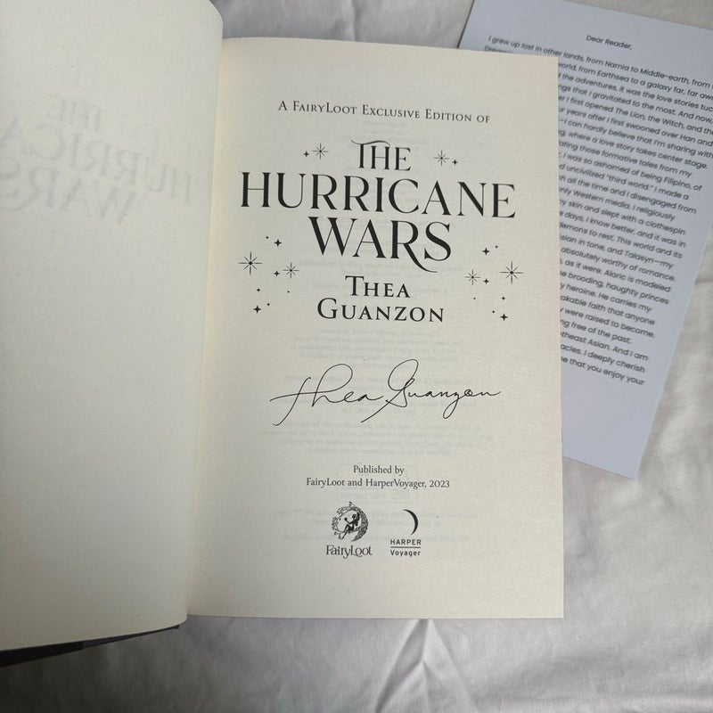 The Hurricane Wars *Fairyloot, signed*