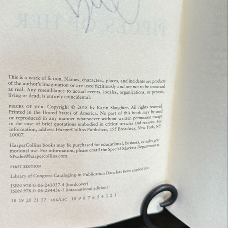 Pieces of Her (Signed, First Edition)