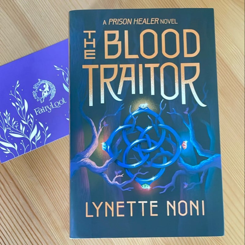 Fairyloot Blood high quality traitor stenciled edge book