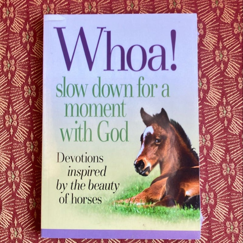 Whoa! Slow Down for a Moment with God