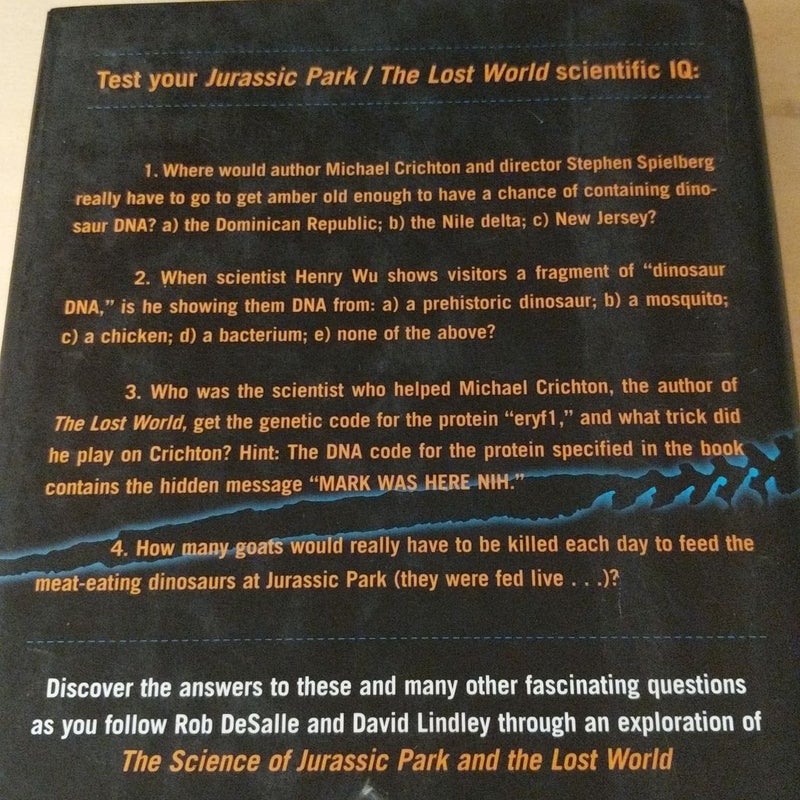 The Science of Jurassic Park: or How to Build a Dinosaur