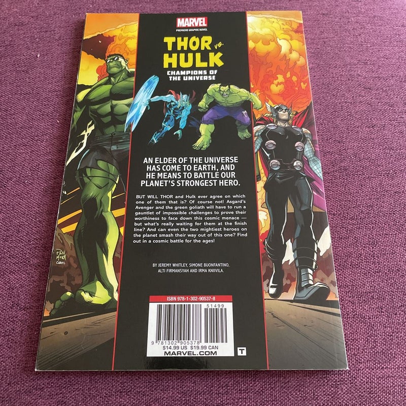 Thor vs. Hulk: Champions of the Universe (Marvel Premiere Graphic Novel)