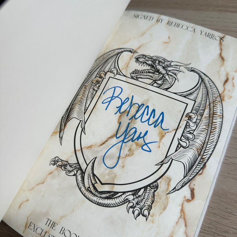 Fourth Wing - SIGNED Bookish Box Exclusive Edition