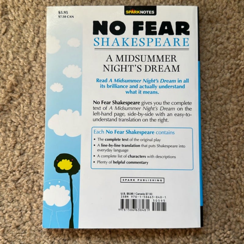 A Midsummer Night's Dream (No Fear Shakespeare)