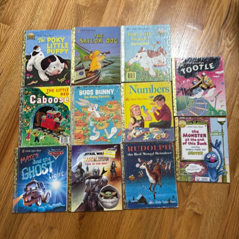 Lot of 12 children’s golden books 