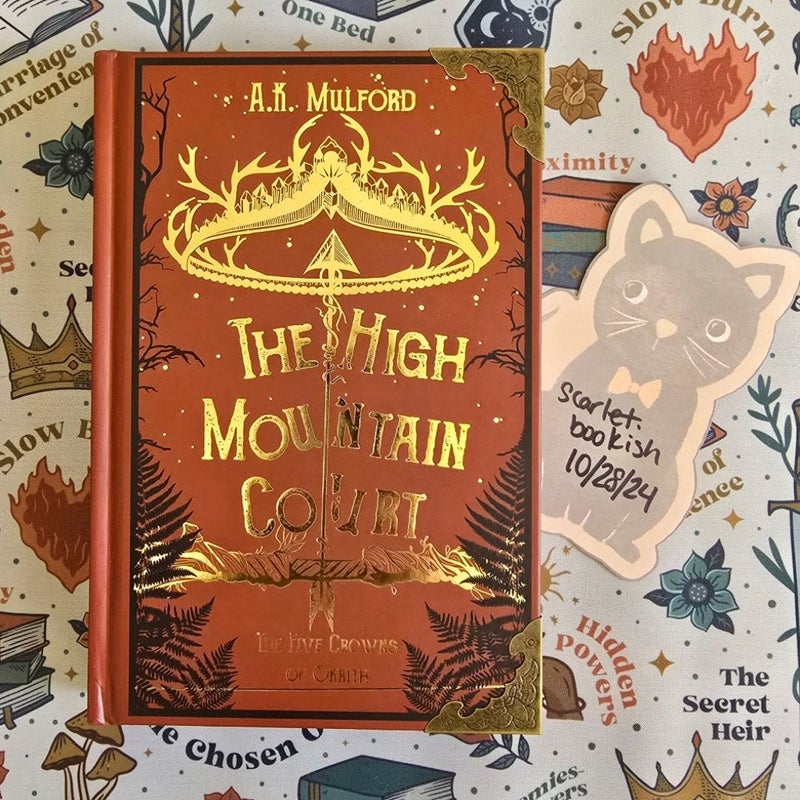 The High Mountain Court (Bookish Box Author Signed Luxe Edition)