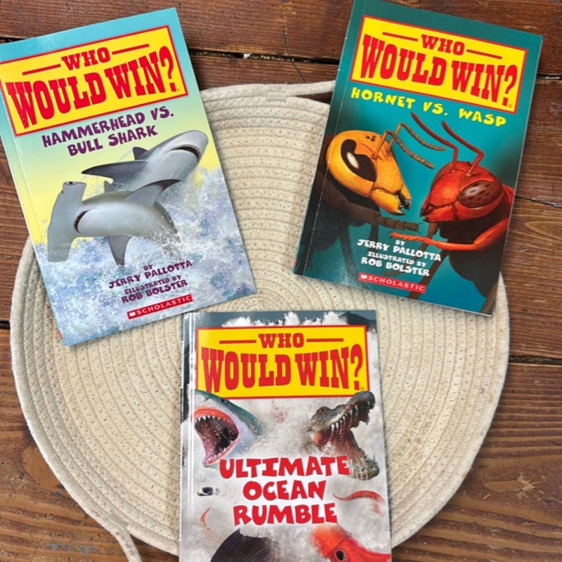 Who Would Win? 15 book bundle 