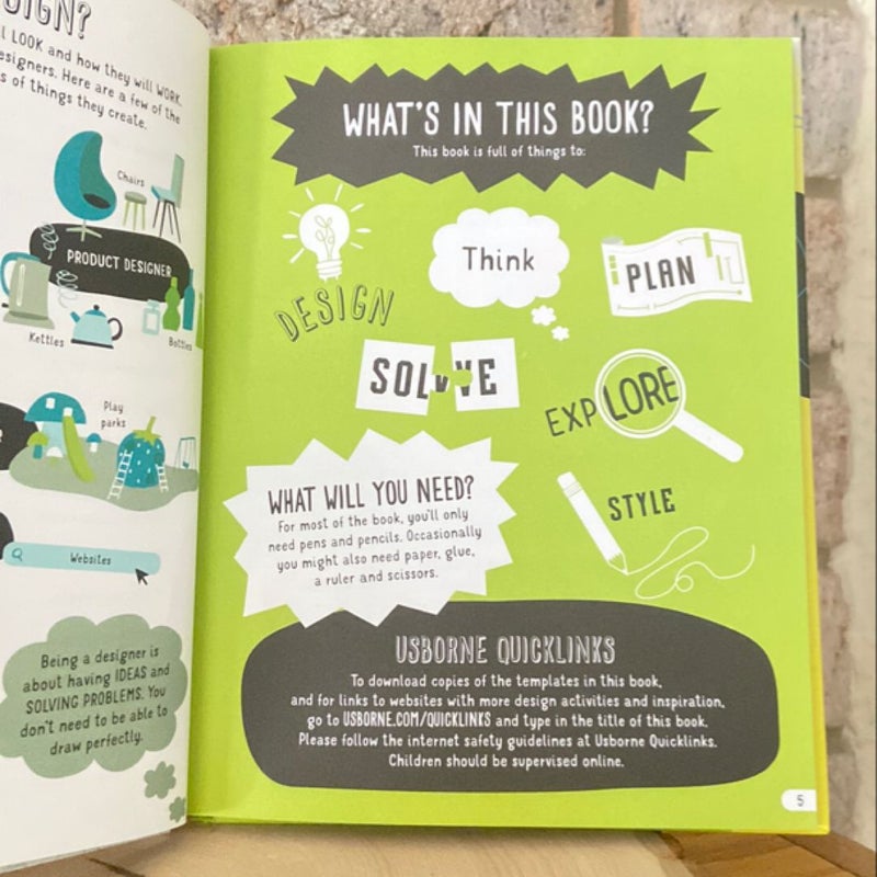 Usborne Design Activity Book