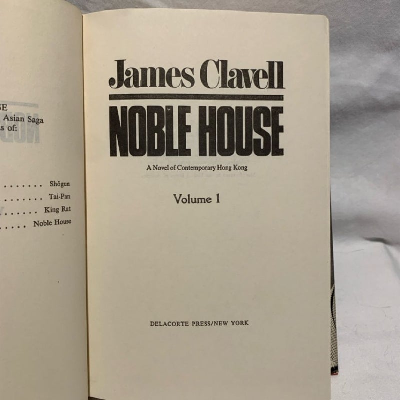 Noble House Volume 1 & 2 (1st BCE)