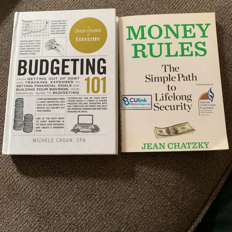 2 books on budgeting and financing.