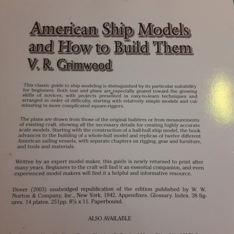 American Ship Models and How to Build Them