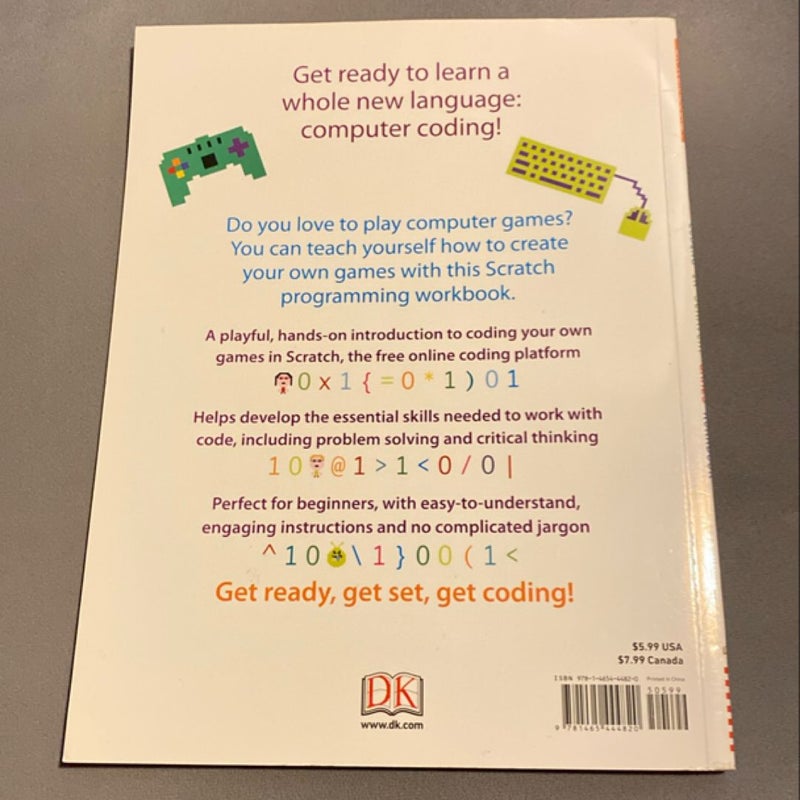 DK Workbooks: Coding in Scratch: Games Workbook