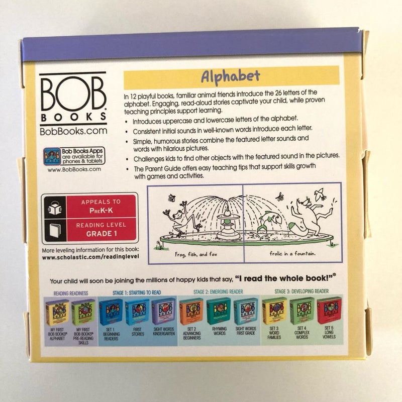 My First Bob Books - Alphabet Box Set Phonics, Letter Sounds, Ages 3 and up, Pre-K (Reading Readiness)