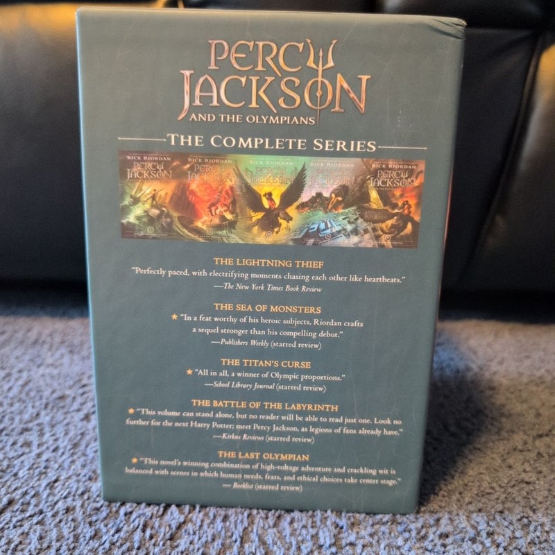 Percy Jackson and the Olympians Box Set, 5 Books