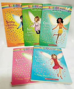 Rainbow Magic Jewel Fairies Book Lot Of 5