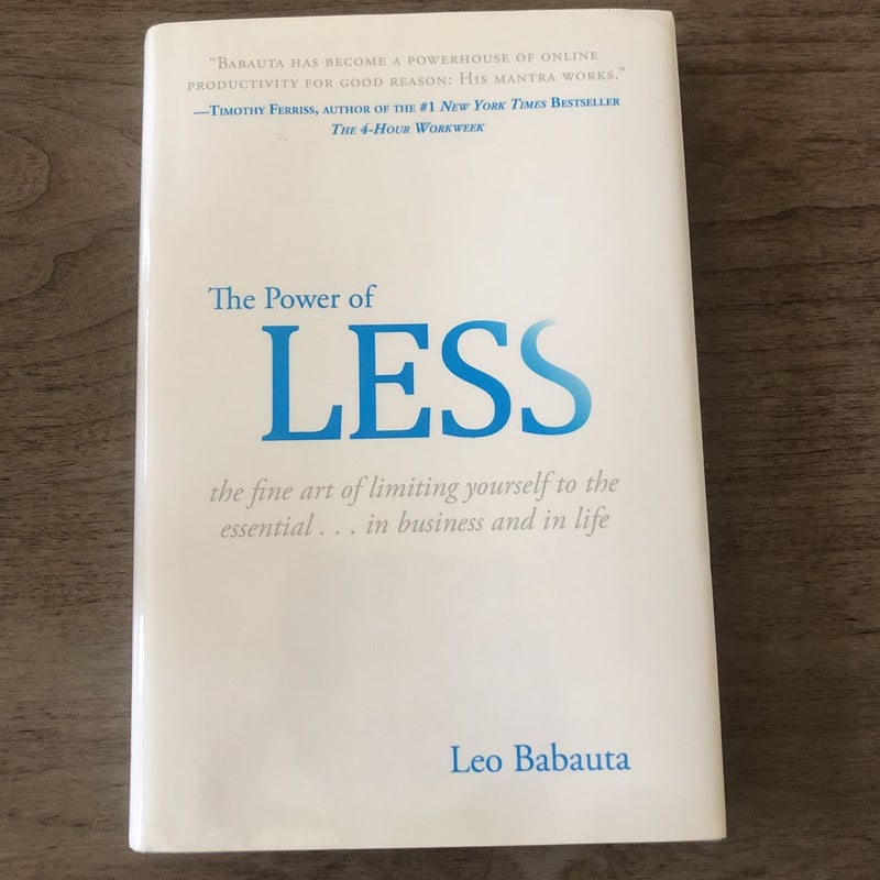 The Power of Less