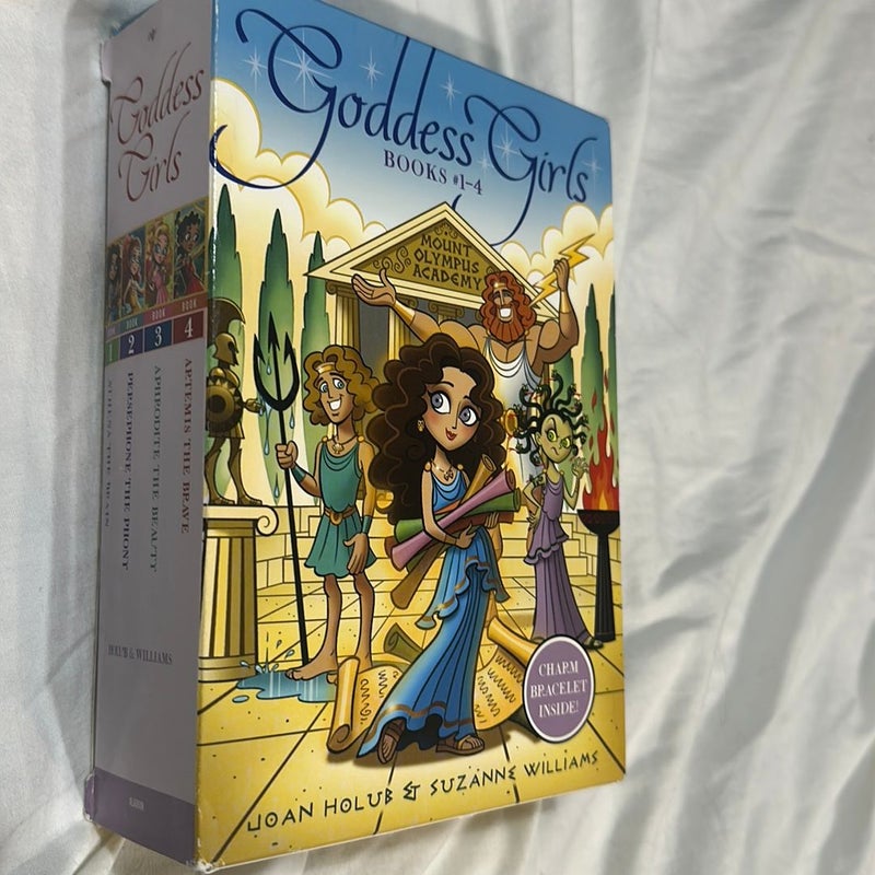 Goddess Girls Paperback Box Set Books #1-4 