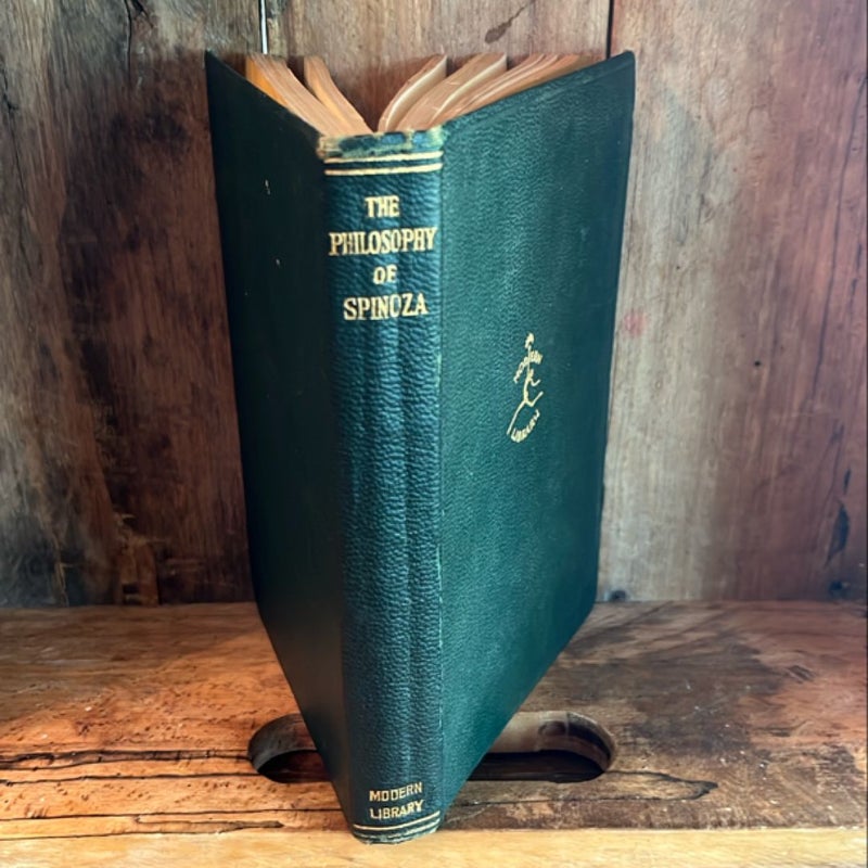 The Philosophy of Spinoza - Flex Cover - Rare