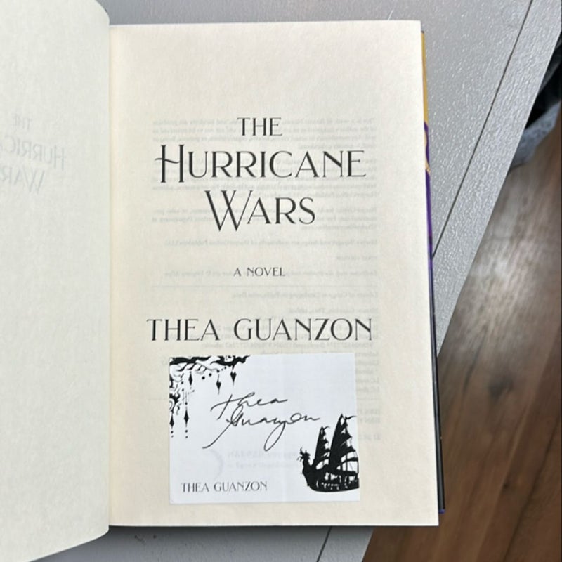 The Hurricane Wars - SIGNED BOOKPLATE & Art print