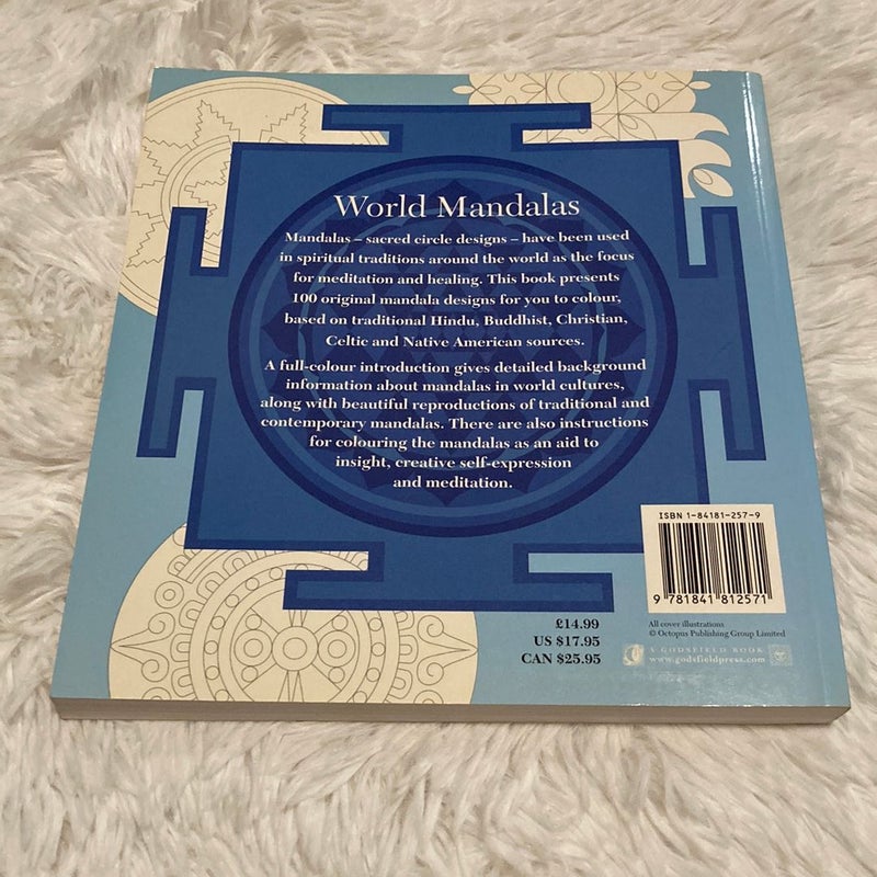 World mandalas coloring book