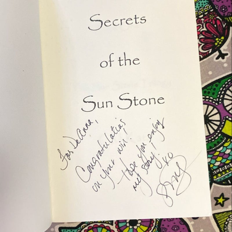 Secrets of the Sun Stone — SIGNED