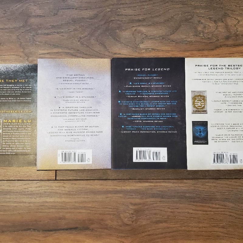 Legend Trilogy + Life Before Legend