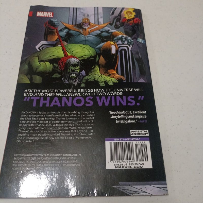 Thanos Wins by Donny Cates