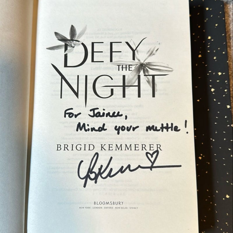 Defy the Night SIGNED 