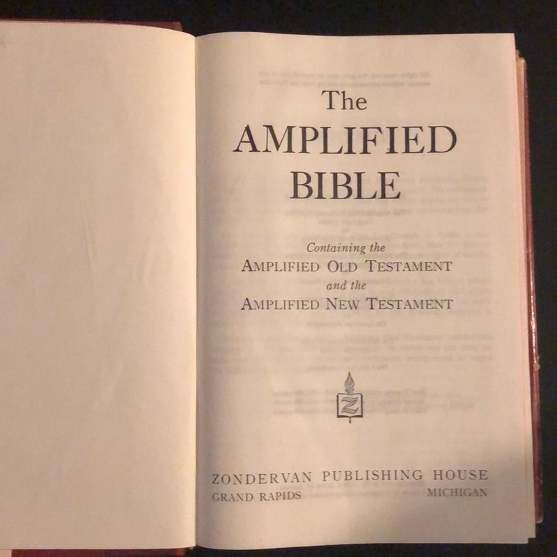 The Amplified Bible - vintage 1965