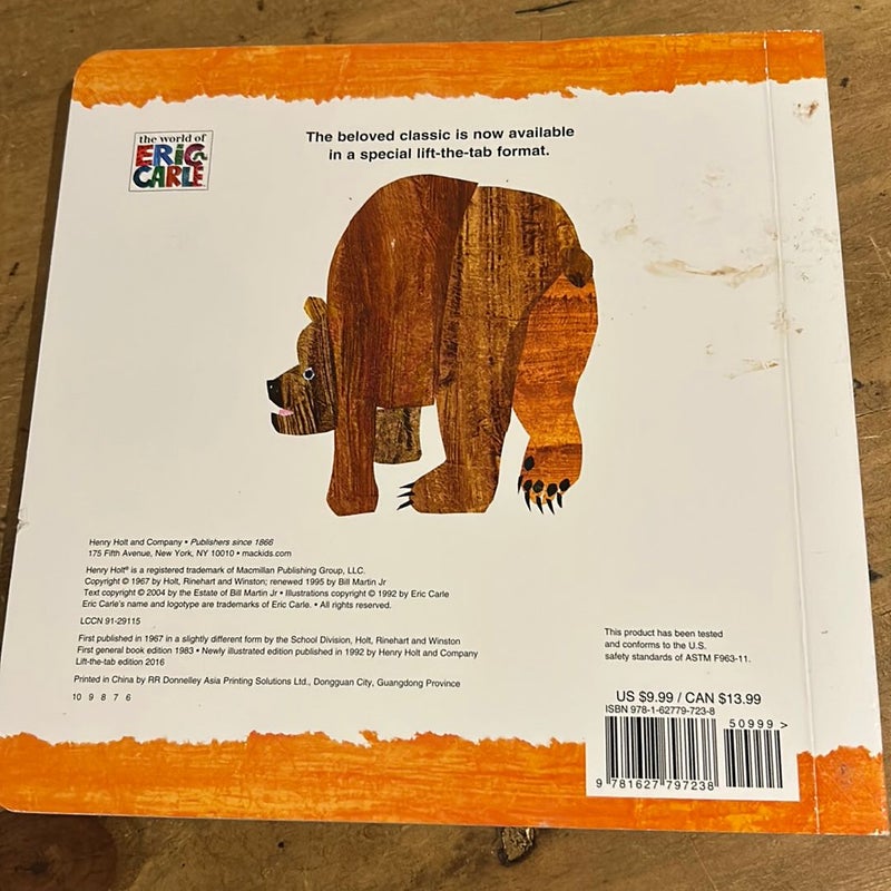 Lift-The-Tab: Brown Bear, Brown Bear, What Do You See? 50th Anniversary Edition